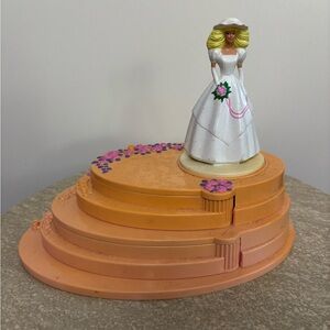 Vintage 1990 Barbie Musical Jewelry Box